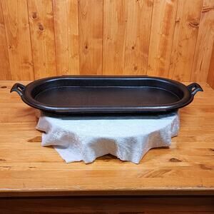 Civil War Era Cast Iron Elongated Gate Marked Skillet 1800s Refurbished Cookware